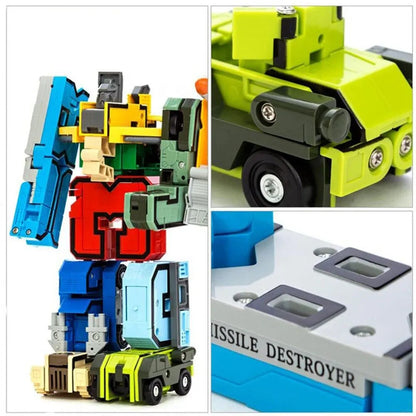 Números Transformers Educativo Kit com 10 números robôs