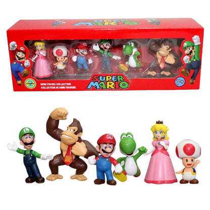 6 personagens do Super Mario Bros / Yoshi Donkey Kong